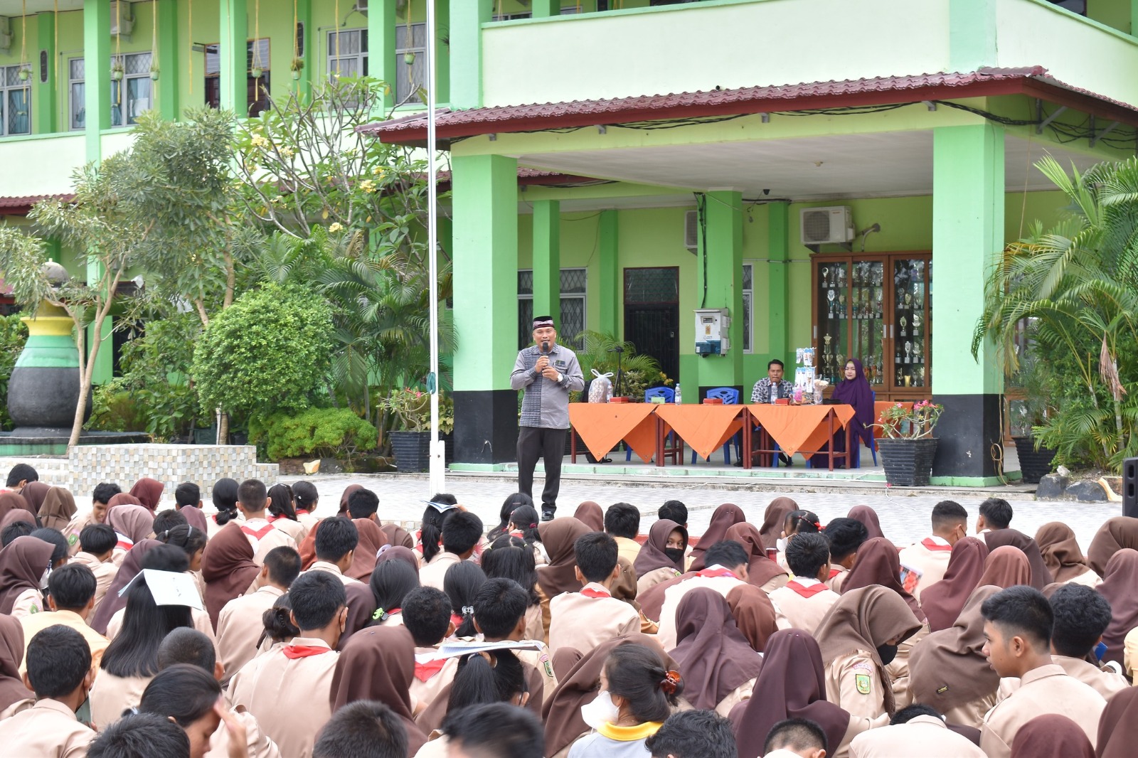 Kegiatan Sosialisasi di SMAN 8 Mandau